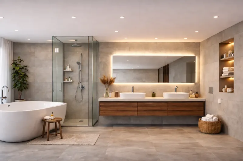 Modernisiertes Badezimmer von Salewski Haustechnik